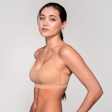 Floatley Cozy Adjustable Bra Comfort Wirefree Seamless Bra with Embedded Pad for Women Size M - Image 2