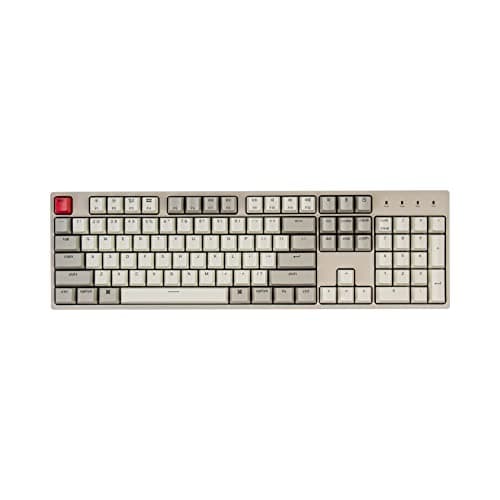 Keychron C2 Full Size Wired Mechanical Keyboard Compatible with Mac, Keychron Brown Switch, 104 Keys ABS Retro Color Keycaps Gaming Keyboard for Windows, USB-C Type-C Braid Cable - Image 1