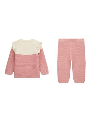 GUESS Baby Girl Eco Long Sleeve Knit Top and Pants, Beloved Pink, 12 - Image 2