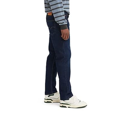 Levi's Men's 502 Taper Fit Jeans (Also Available in Big & Tall), on and Off-Dark Indigo Stonewash, 33W x 30L - Image 2
