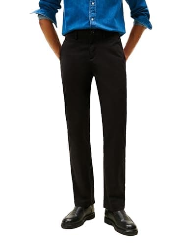 Tommy Hilfiger Men's Chino Pants Custom Fit, Deep Knit Black 30x38 - Image 1