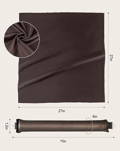 Heatless Curls Overnight Hair Curler - 4 Pcs Curling Rod to Sleep In, Velvet Hair Rollers with Satin Hair Scarf - Image 6