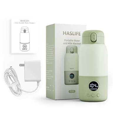 Portable Bottle Warmer for Travel,Formula Container to Go 12.8oz Baby Bottle Warmer with 2-Min Fast Heating,Milk Warmer for Baby Travel Essential with Long Time Keep Warm Function - Image 7