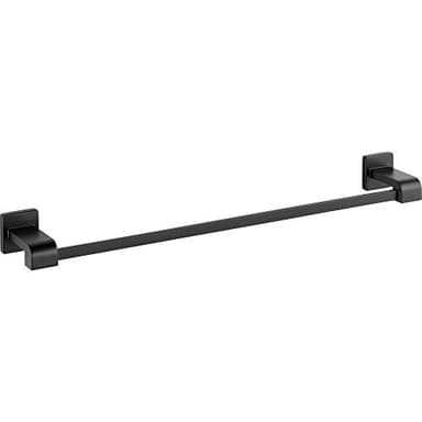 Delta 77524-BL Ara 24-in Wall Mount Towel Bar Bath Hardware Accessory in Matte Black - Image 1