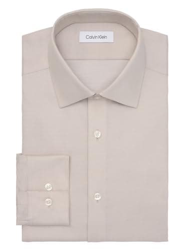Calvin Klein Men's Dress Shirt Non Iron Stretch Slim Fit Solid - Image 3