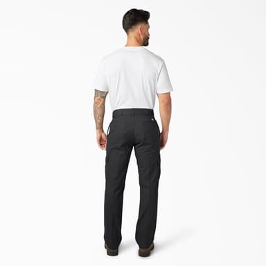 Dickies Flex Regular Fit Cargo Pants, Black, 42 30 - Image 5