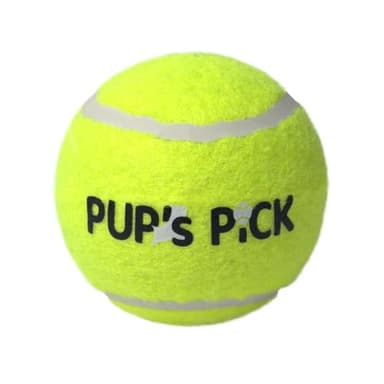 Pup's Pick Squeaky Tennis Balls - 2.5" Fun Dog Balls for Fetch, 12-Pack in Bright Colors (Yellow, Blue, Pink, Orange), Includes 1 Reusable Carry Bag - Image 3