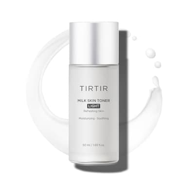 TIRTIR Milk Skin Toner Light | Instant Hydration with 4% Niacinamide, Pore-Tightening, Vegan Toner for Acne-Prone, Sensitive & Oily Skin, Fungal Acne Safe, Panthenol, Allantoin, Vitamin B - Image 1