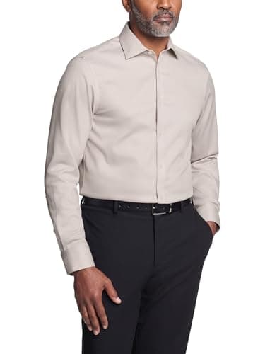 Calvin Klein Men's Dress Shirt Non Iron Stretch Slim Fit Solid - Image 1