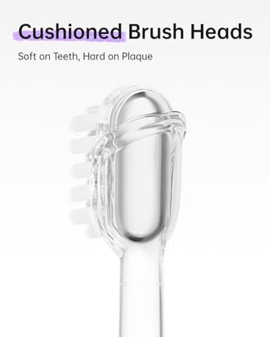 Laifen Wave Special Electric Toothbrush, New 2025 Version Oscillation & Vibration Sonic Electric Toothbrush for Adults with App, 2 Brush Heads, IP68 Waterproof Travel-Friendly (Misty Lavender) - Image 7
