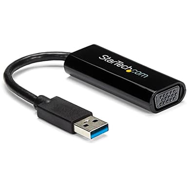 StarTech.com USB 3.0 to VGA Adapter, USB to VGA Monitor Converter for Windows, Slim, TAA (no support for macOS/ChromeOS/Linux) - Image 1