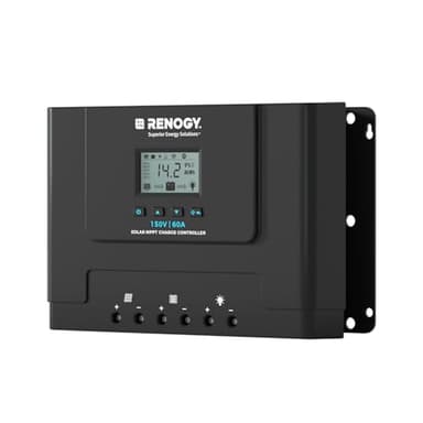 Renogy 60A MPPT Solar Charge Controller 12V/24V/36V/48V Auto, 150V Maximum Solar Input, Compatible with Lithium AGM Gel Batteries, for Home RV Marine Workshop, Rover Lite 60A - Image 1