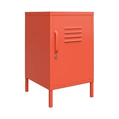 Novogratz Cache Metal Locker End Table, Orange - Image 5