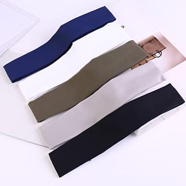 Pilamor Sports Headbands for Men (5 Pack),Moisture Wicking Workout Headband, Sweatband Headbands for Running,Cycling,Football, Yoga,Hairband for Women and Men(Gray, Green, White, Blue, Black) - Image 7