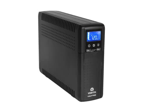 Vertiv Liebert PSA5 UPS - 700VA 420W 120V Line Interactive AVR Tower UPS, 10 outlets, 2 USB Charging Ports, Battery Backup with Surge Protection, 3 year warranty, Energy Star Certified (PSA5-700MT120) - Image 1