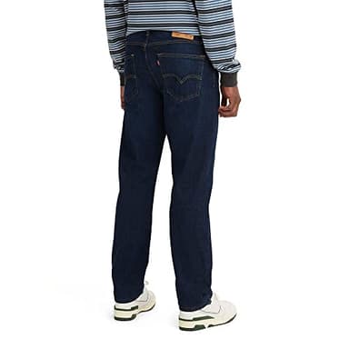 Levi's Men's 502 Taper Fit Jeans (Also Available in Big & Tall), on and Off-Dark Indigo Stonewash, 33W x 30L - Image 3