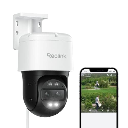 REOLINK PTZ Security Camera System 4K, IP PoE 360 Camera with Dual-Lens, Auto 6X Hybrid Zoomed Tracking, 355 Pan & 90 Tilt, Outdoor Surveillance, AI Detection, TrackMix PoE - Image 1