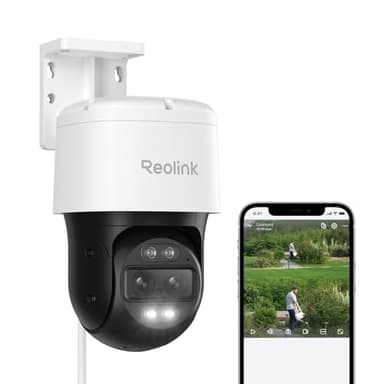 REOLINK PTZ Security Camera System 4K, IP PoE 360 Camera with Dual-Lens, Auto 6X Hybrid Zoomed Tracking, 355 Pan & 90 Tilt, Outdoor Surveillance, AI Detection, TrackMix PoE - Image 1
