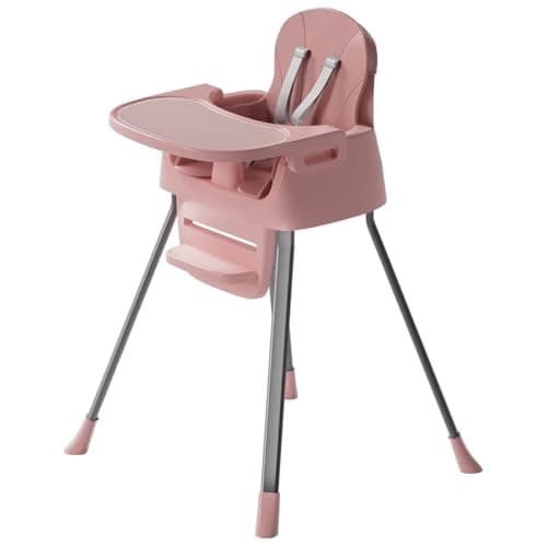 Portable Baby Highchair for Months Infants and Toddlers with 5 Point Harness Convertible Comfortable Seat for Cozy Eating Table Sit Up High Chair and Seats for Sitting Up Back Booster Feeding Chairs - Image 1