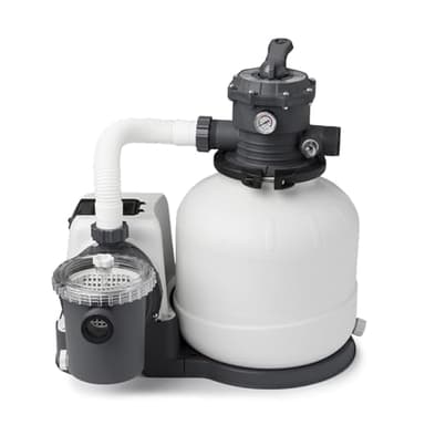 Intex SX2800 Krystal Clear Sand Filter Pump: 2800 GPH Pump Flow Rate – Improved Circulation and Filtration – Easy Installation – Improved Water Clarity – Easy-to-Clean - Image 9