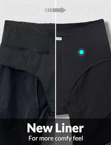 baleaf Women's 5" Workout Shorts Gym Running Shorts Athletic with Liner High Waistband Quick Dry Sports Zipper Pockets Black L - Image 3