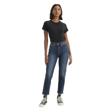 Levi's Women's Wedgie Straight Jeans (Also Available in Plus), (New) Indigo Here We Go 32 Regular - Image 4