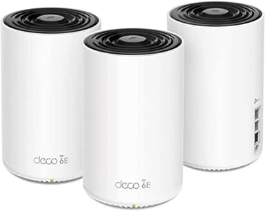 TP-Link Deco XE75 Pro AXE5400 Tri-Band WiFi 6E Mesh System - 2.5G WAN/LAN Port, Covers up to 7200 Sq.Ft, Replaces WiFi Router and Extender, AI-Driven Mesh, 6GHz Band, 3-Pack - Image 1