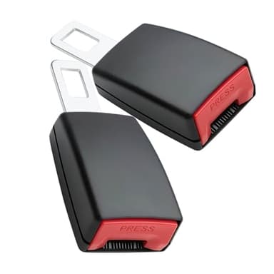 SINGNALBV 2Pcs Universal Auto Belt Shoulder Extender Strap Pad, 4.716IN Soft and Comfortable Shoulder Strap Accessory for Car Interiors. Black.