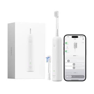 Laifen Wave Special Electric Toothbrush, New 2025 Version Oscillation & Vibration Sonic Electric Toothbrush for Adults with App, 2 Brush Heads, IP68 Waterproof Travel Powered Toothbrush (Matte White) - Image 1