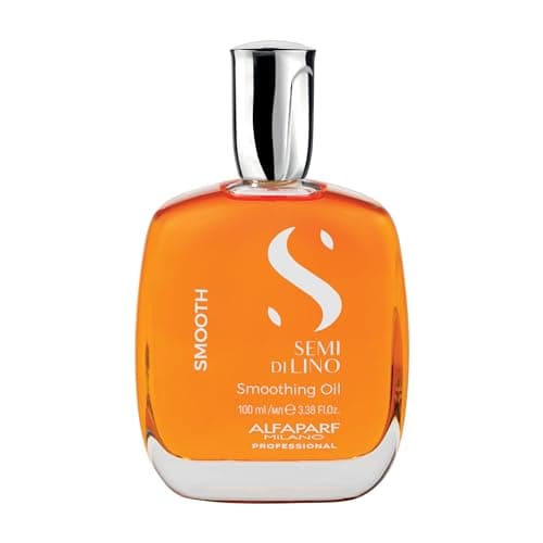 Alfaparf Milano Semi di Lino Smoothing Hair Oil Treatment - Frizz Control Oil to Brighten Hair + Protect from Heat & Humidity- Hair Serum for Damaged & Dry Hair (3.38 oz) - Image 1