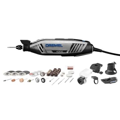 Dremel 4300-5/40 High Performance Rotary Tool Kit with LED Light- 5 Attachments & 40 Accessories - Ideal for Grinding, Cutting, Wood Carving, Sanding, and Engraving (Packaging May Vary) - Image 1