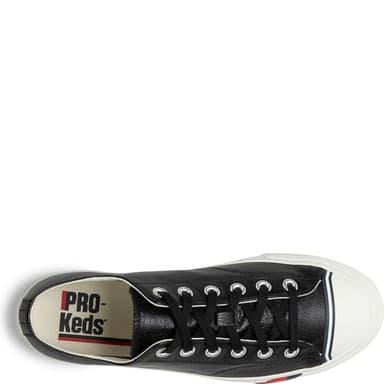 PRO-Keds Men's Royal Lo Lace Up Fashion Sneaker, Black Leather, 3 - Image 5