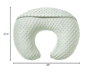 Baby Nursing Pillow and Body Positioner with Premium Slipcover for Breastfeeding for Baby Boys and Girls, Feeding Pillow with Breathable Comfortable Pillowcase (Green) - Image 8