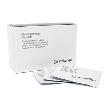 INVISALIGN Cleaning Crystals for Clear Aligners and Retainers, (50 Packets) - Image 1