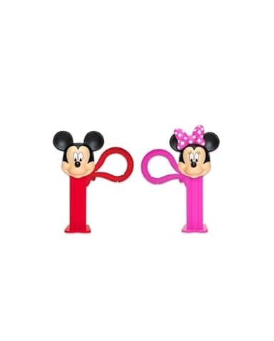 Mickey & Friends PEZ Clips (Two mini PEZ Dispensers on keychain clip + six candy refills) - Image 3