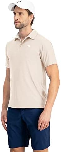 Three Sixty Six Golf Shirts for Men - Dry Fit Short-Sleeve Polo, Athletic Casual Collared T-Shirt - Image 4