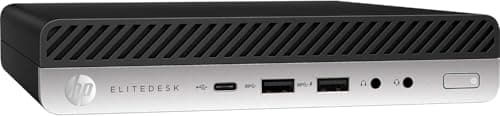HP EliteDesk 705 G5 Mini Computer Desktop PC, AMD Quad-Core Ryzen™ 5 Pro 3400G, 16GB RAM, 256GB SSD, WiFi, Bluetooth, Keyboard & Mouse, Windows 11 Pro (Renewed) - Image 1