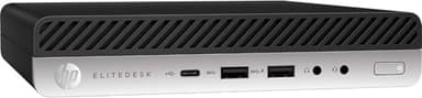 HP EliteDesk 705 G5 Mini Computer Desktop PC, AMD Quad-Core Ryzen™ 5 Pro 3400G, 16GB RAM, 256GB SSD, WiFi, Bluetooth, Keyboard & Mouse, Windows 11 Pro (Renewed) - Image 1