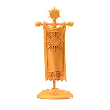 CMON A Song of Ice and Fire Tabletop Miniatures Martell Deluxe Activation Banner - Command The Sands of Dorne, Strategy Game for Adults, Ages 14+, 2+ Players, 45-60 Minute Playtime, Made by CMON - Image 2