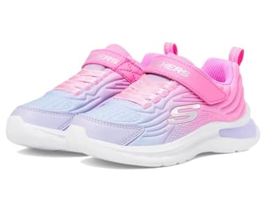 Skechers Kids Girls Jumpsters-Tech Sneaker, Pink/Lavender, 4 Big Kid - Image 2