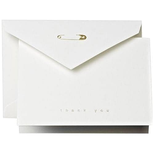Crane & Co. Diaper Pin Thank You Note (CT1337), Pack of 10 - Image 1