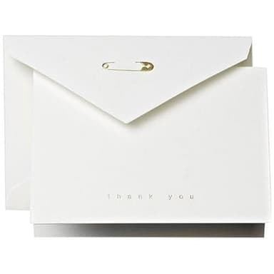 Crane & Co. Diaper Pin Thank You Note (CT1337), Pack of 10 - Image 1