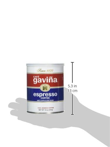 Café Gaviña Espresso Roast Ground Coffee: Rich, Dark Roast Blend with Spicy, Dark Chocolate Notes -For Espresso Machines, Lattes, and Cappuccinos- 10 oz Can - Image 8