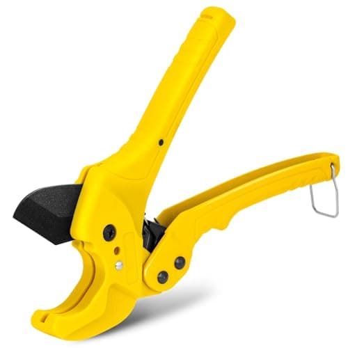 PVC pipe cutter, up to 1-5/8" PVC cutter, Ratcheting PVC Pipe Cutter Tool, PEX cutter
