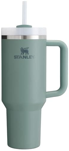 Stanley Quencher H2.0 Tumbler with Straw 40 oz | Flowstate 3-Position Lid | Cup Holder Compatible for Travel | Insulated Stainless Steel Cup | BPA-Free | Shale - Image 1