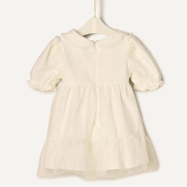 Amazon Essentials x Sofia Grainge Baby Girls' Tulle Dress, Ivory, 6-9 Months - Image 5