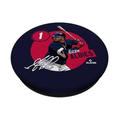 Ozzie Albies | Atlanta Baseball MLB Players | MLBALB4011 PopSockets Adhesive PopGrip - Image 2