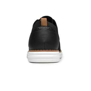 Bruno Marc Men's KnitFlex Craft Mesh Oxfords Sneakers Casual Dress Lace-Up Lightweight Walking Shoes,Size 10,6-Black,SBOX2406M - Image 5