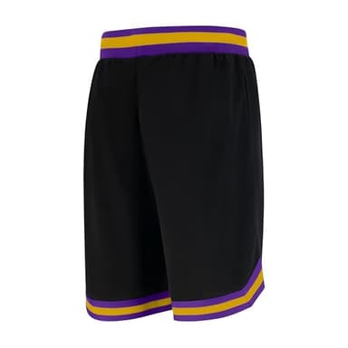 Ultra Game Mens Active Knit Training NBA Woven Team Logo Poly Mesh Basketball Shorts, Black, X-Large US - Image 3