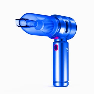 VNOST Car Vacuum,3 Suction Modes,Portable Mini Cordless Cleaner with 21000pa Suction Power,Type-C Charge,Handheld Vacuum for Home,Car, Office Desk, Keyboards(Indigo Blue) - Image 2